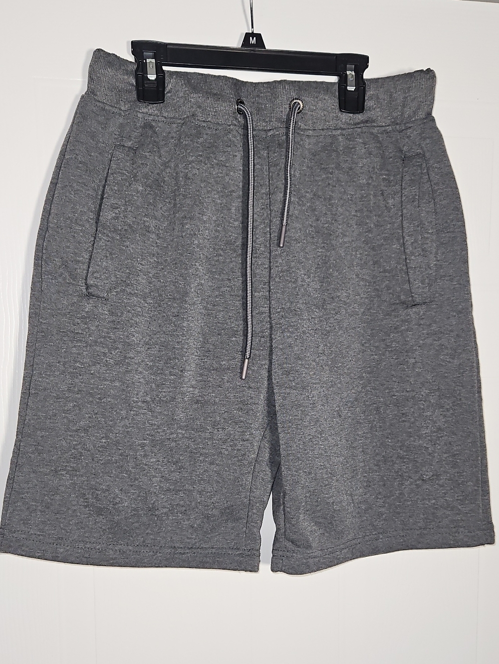 Aeropostale Men's Heather Gray Athletic Drawstring Shorts